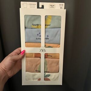 New- Zara Fruit Baby Bodysuit Collection 9-12months